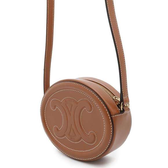 Celine Shoulder Bag Triomphe Cuir Oval - Picture 1 of 8